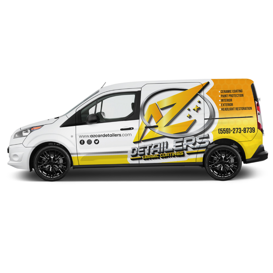 Car Wrap Design by Yoga Tri for AZ Detailers | Design #33866630