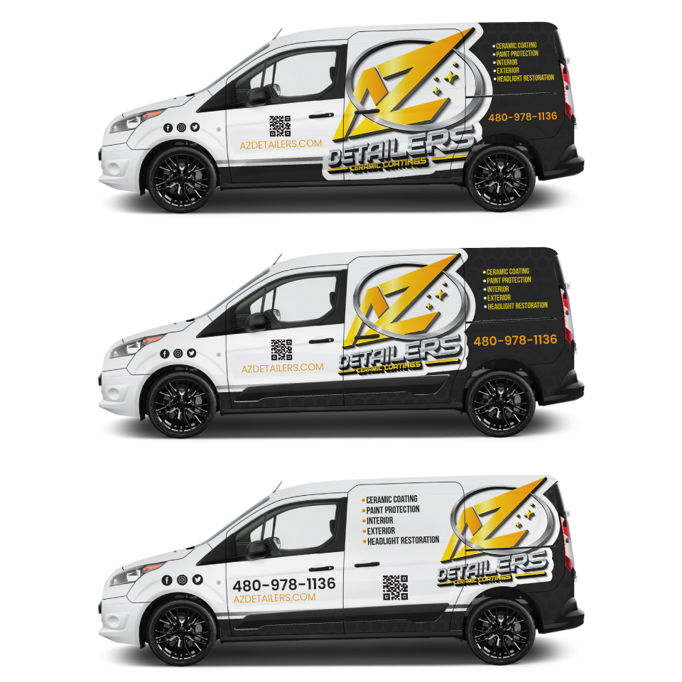 Car Wrap Design by Yoga Tri for AZ Detailers | Design #33876001
