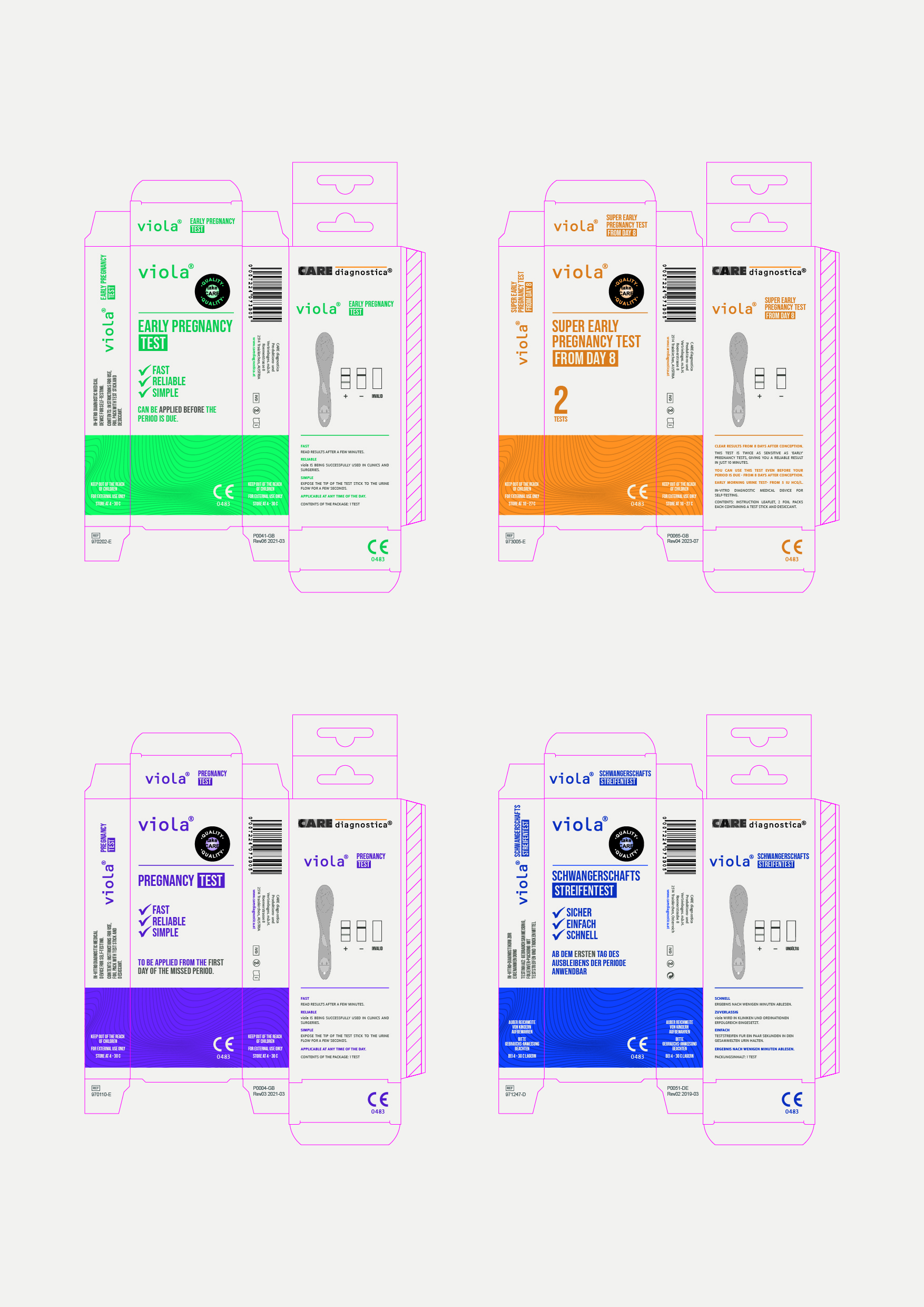 Packaging Design by Lammy for CARE diagnostica Produktions- und Vertriebsgesellschaft m.b.H. | Design #33866640
