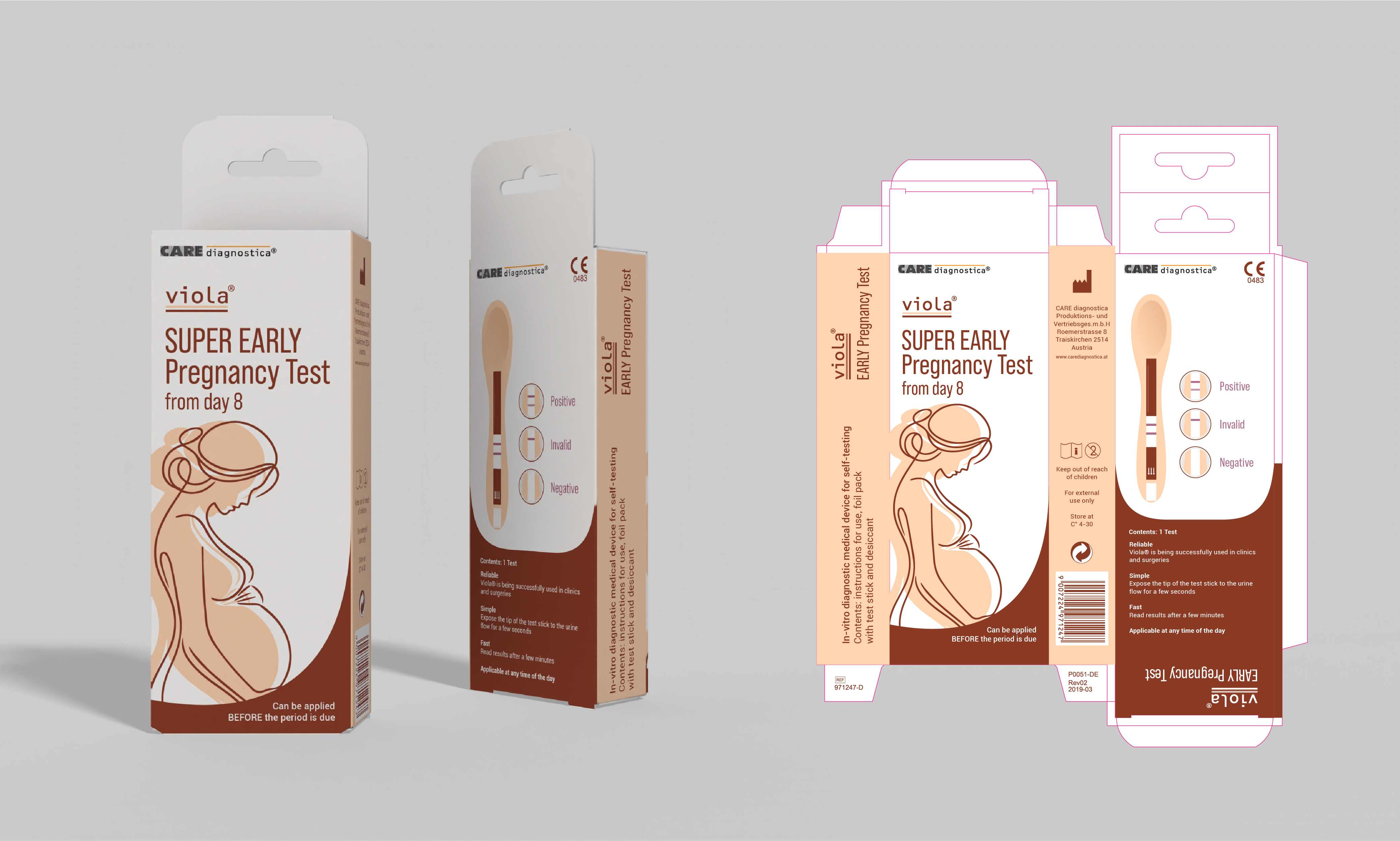 Packaging Design by Rosiana Design for CARE diagnostica Produktions- und Vertriebsgesellschaft m.b.H. | Design #33872805