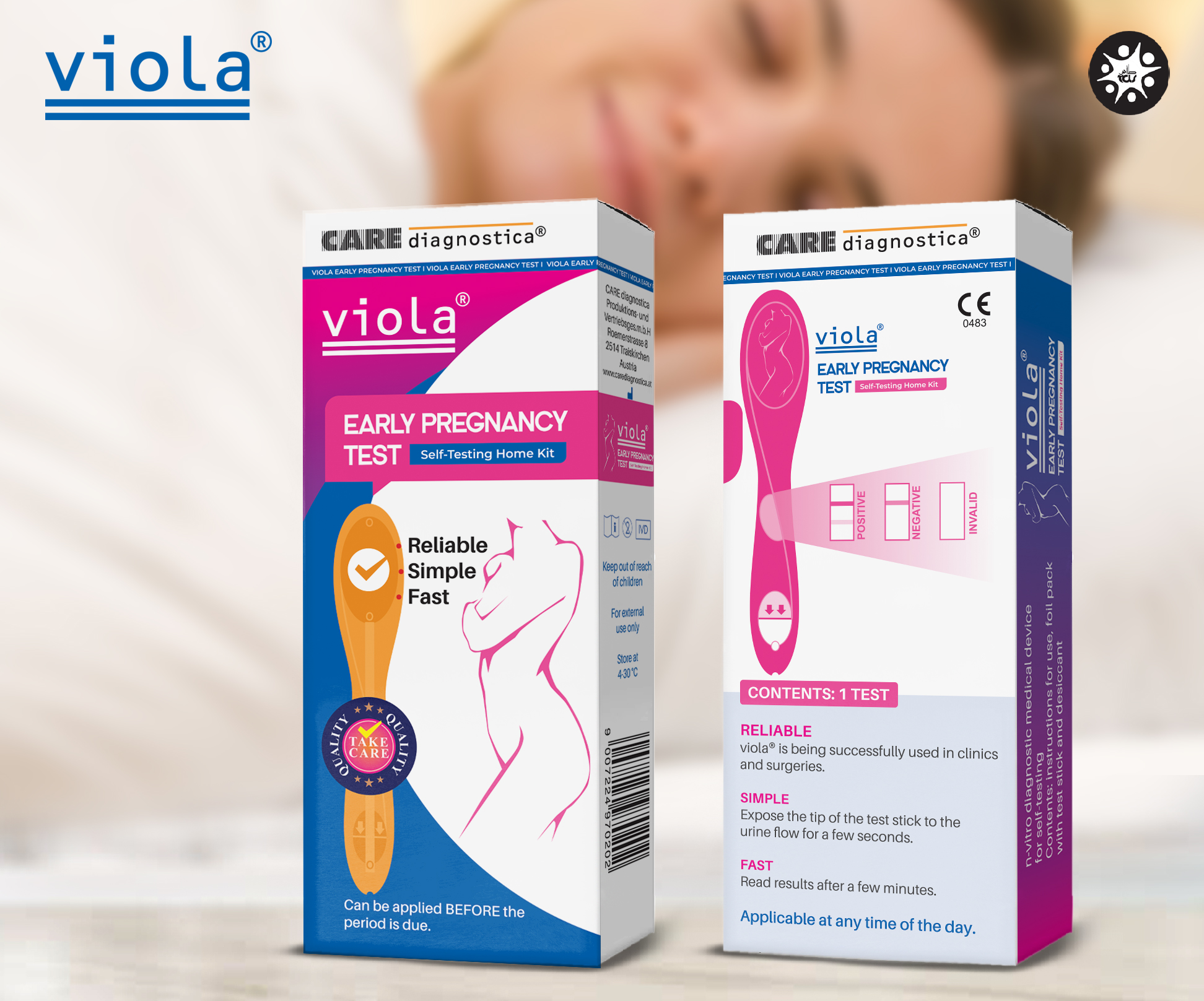 Packaging Design by Tuba Art Studio. IZ (IMRAN ZW) for CARE diagnostica Produktions- und Vertriebsgesellschaft m.b.H. | Design #33908897