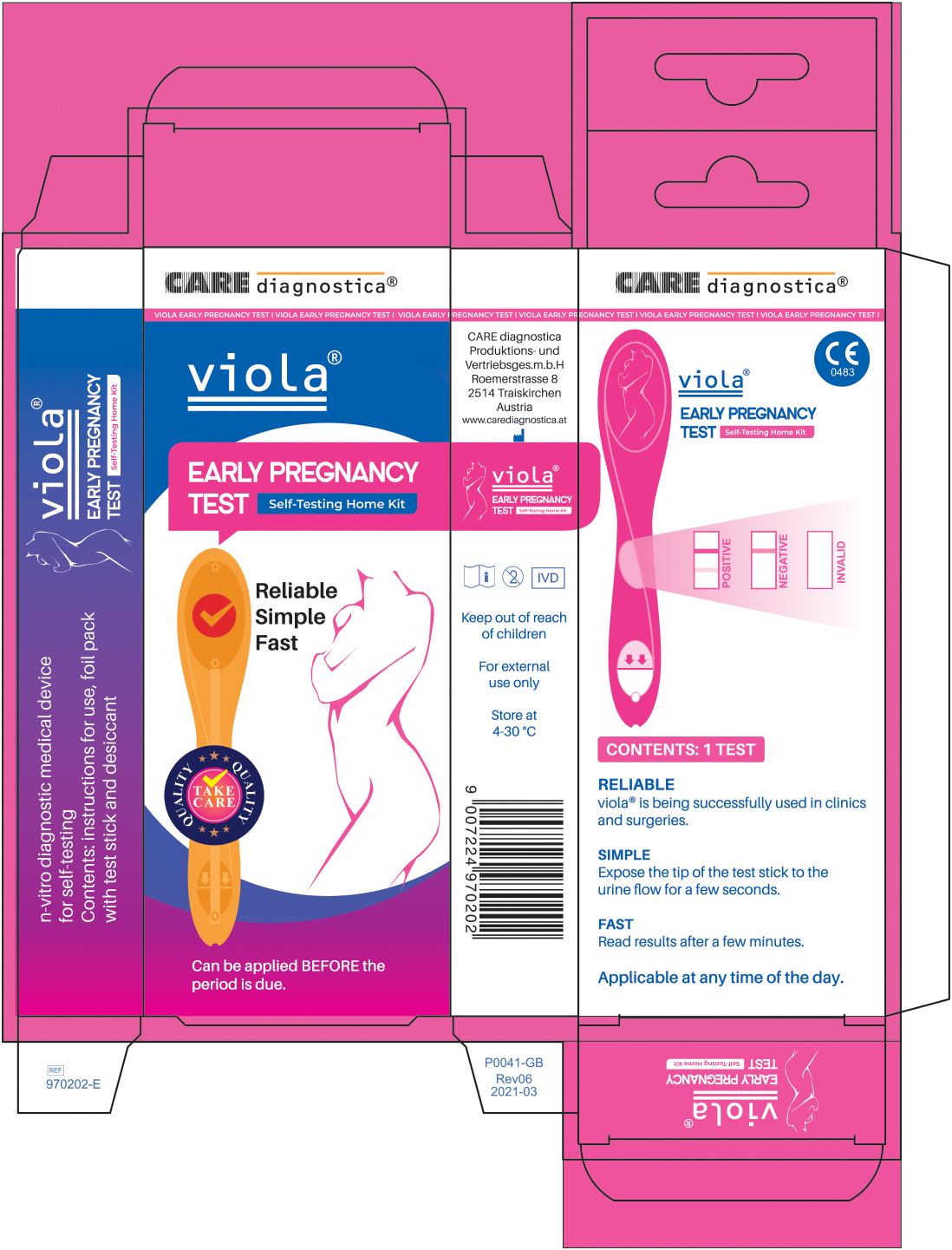 Packaging Design by Tuba Art Studio. IZ (IMRAN ZW) for CARE diagnostica Produktions- und Vertriebsgesellschaft m.b.H. | Design #33908987