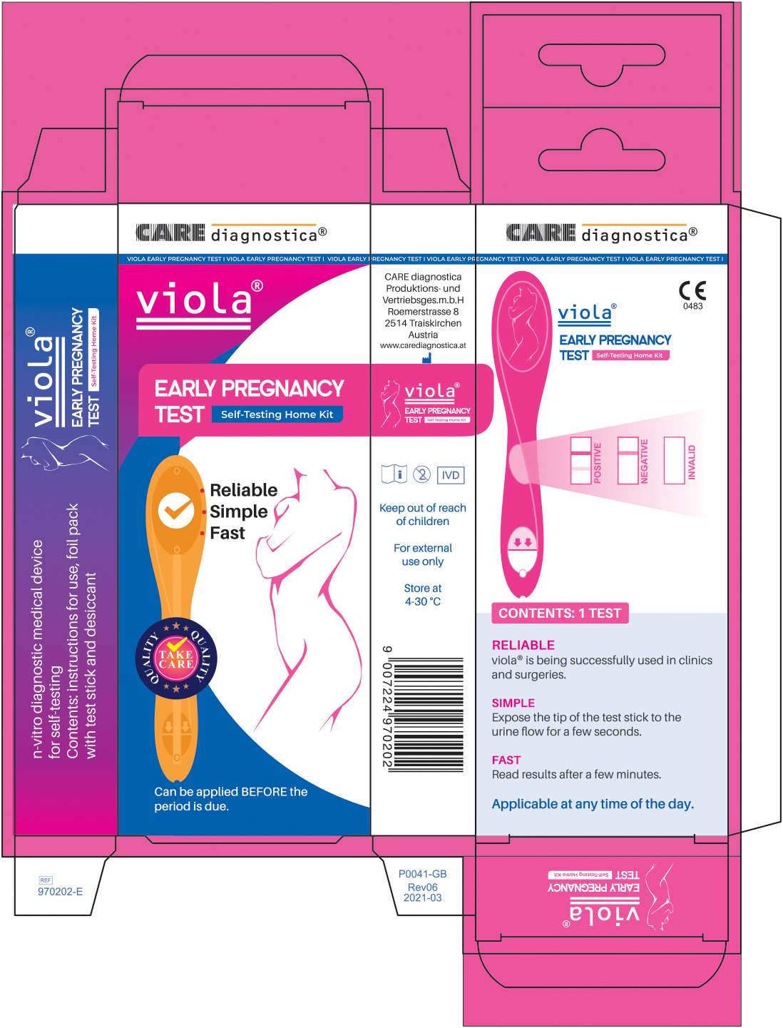 Packaging Design by Tuba Art Studio. IZ (IMRAN ZW) for CARE diagnostica Produktions- und Vertriebsgesellschaft m.b.H. | Design #33908988