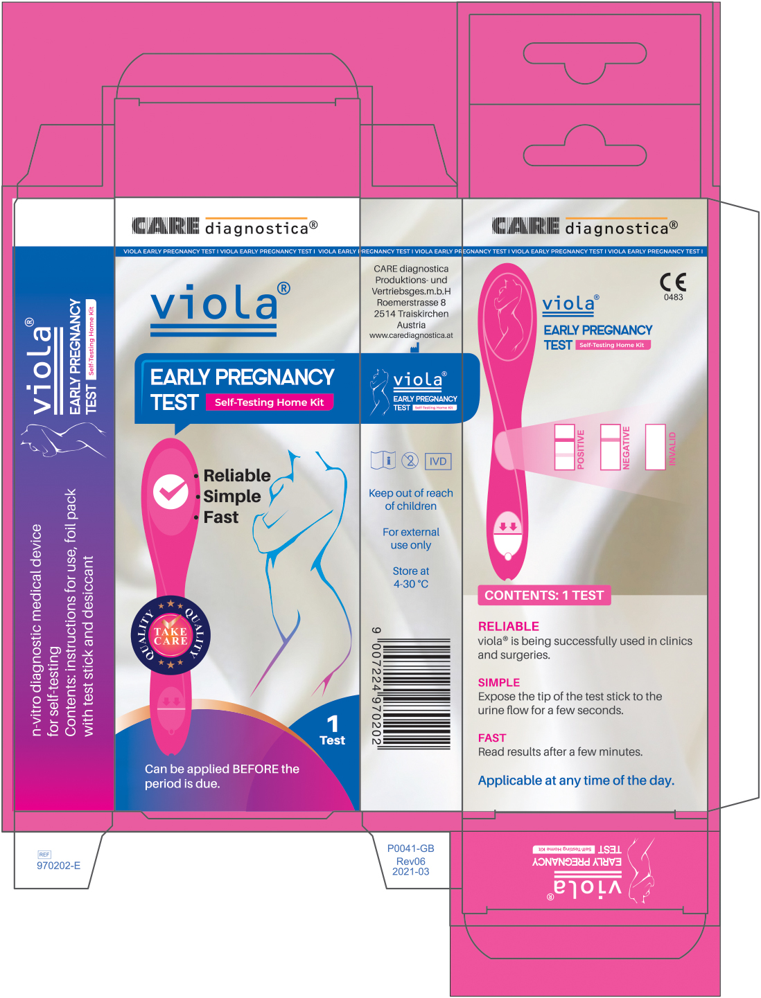 Packaging Design by Tuba Art Studio. IZ (IMRAN ZW) for CARE diagnostica Produktions- und Vertriebsgesellschaft m.b.H. | Design #33908989