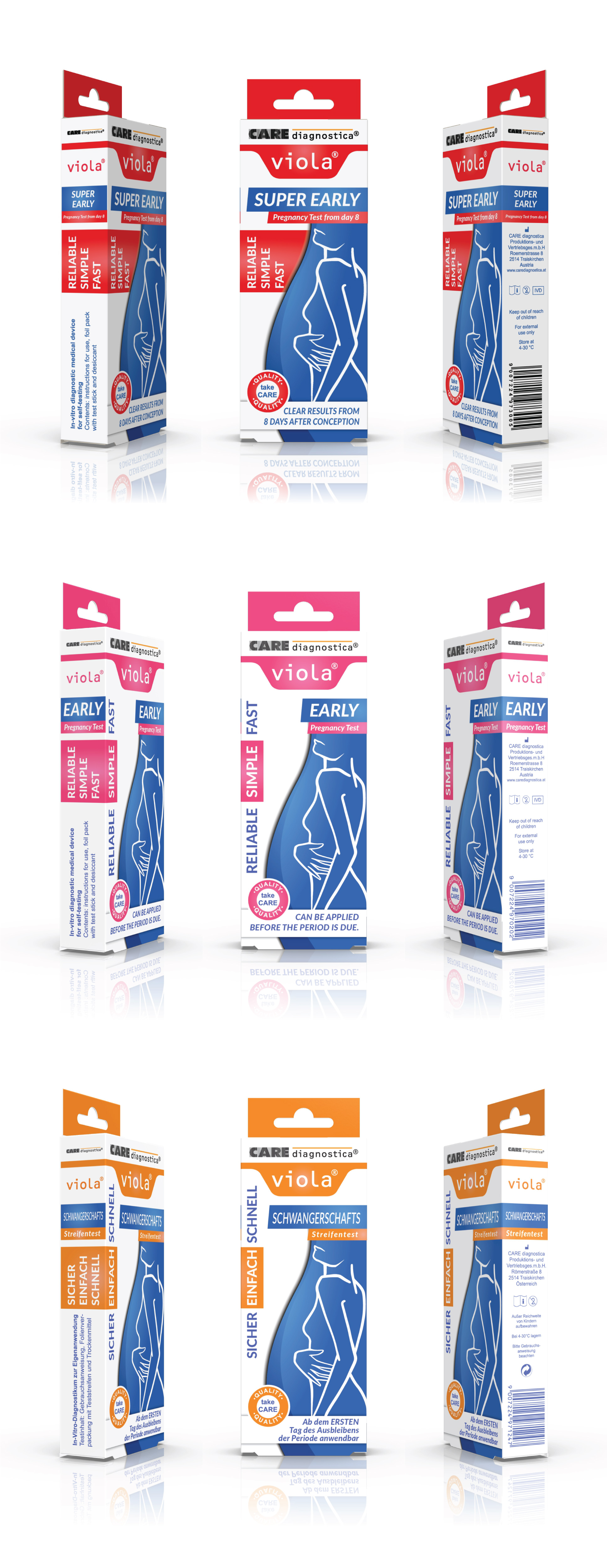 Packaging Design by Ibrahim Akash for CARE diagnostica Produktions- und Vertriebsgesellschaft m.b.H. | Design #33867280