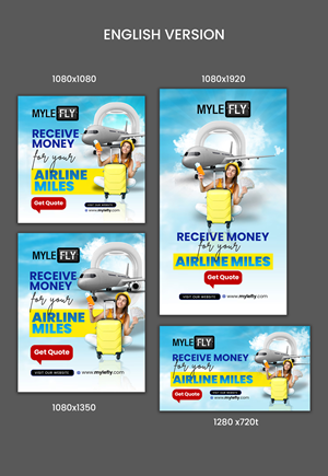 Diseño Publicitario por debdesign para MyleFly | Diseño: #33860367