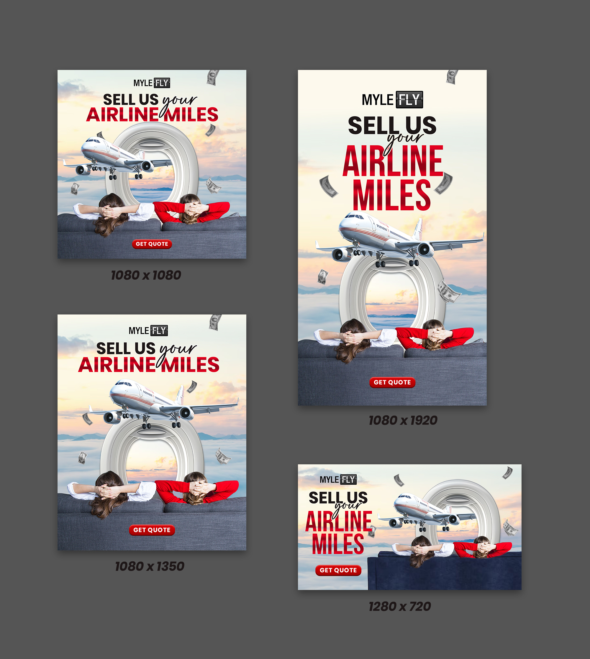 Diseño Publicitario por debdesign para MyleFly | Diseño #33860379