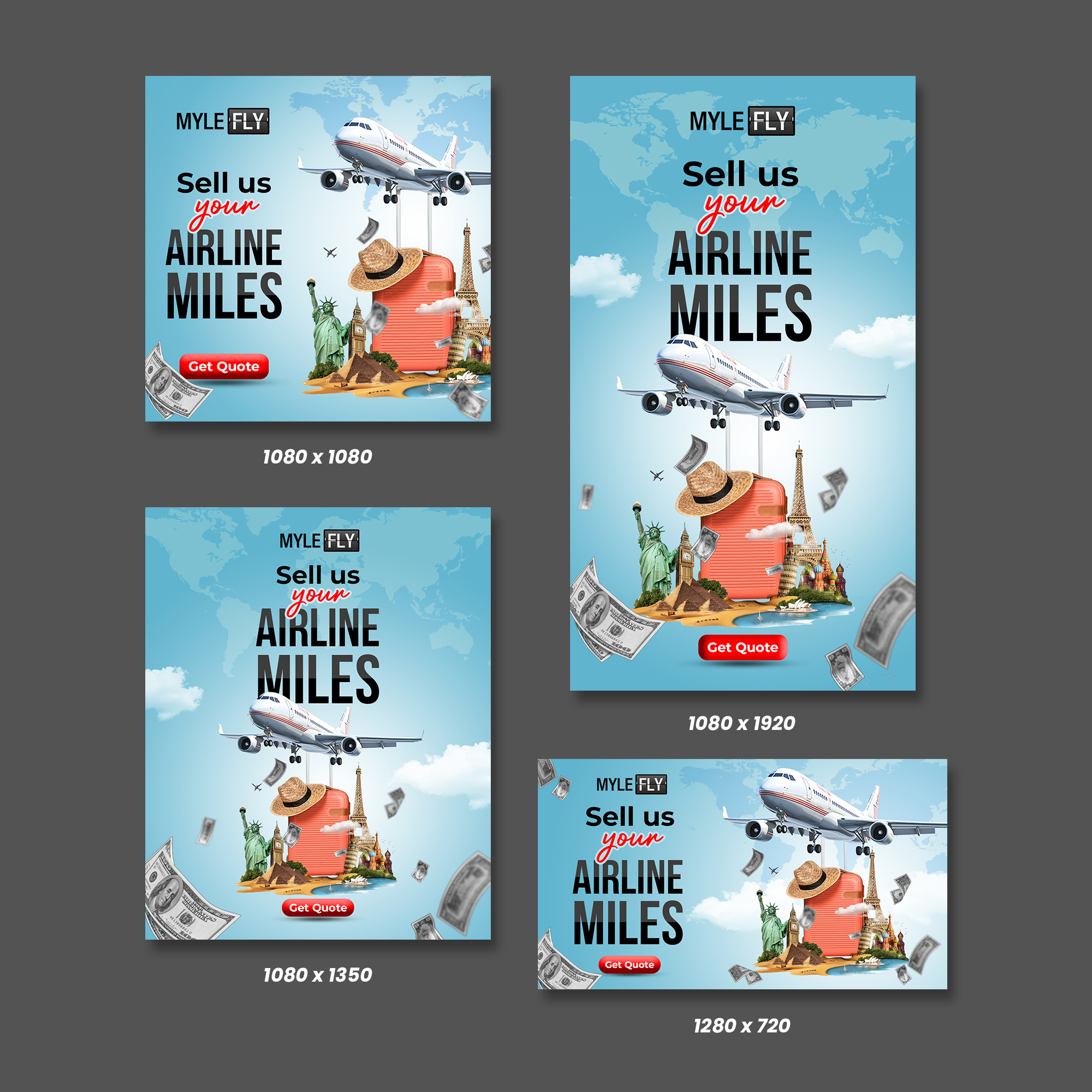 Diseño Publicitario por debdesign para MyleFly | Diseño #33860438