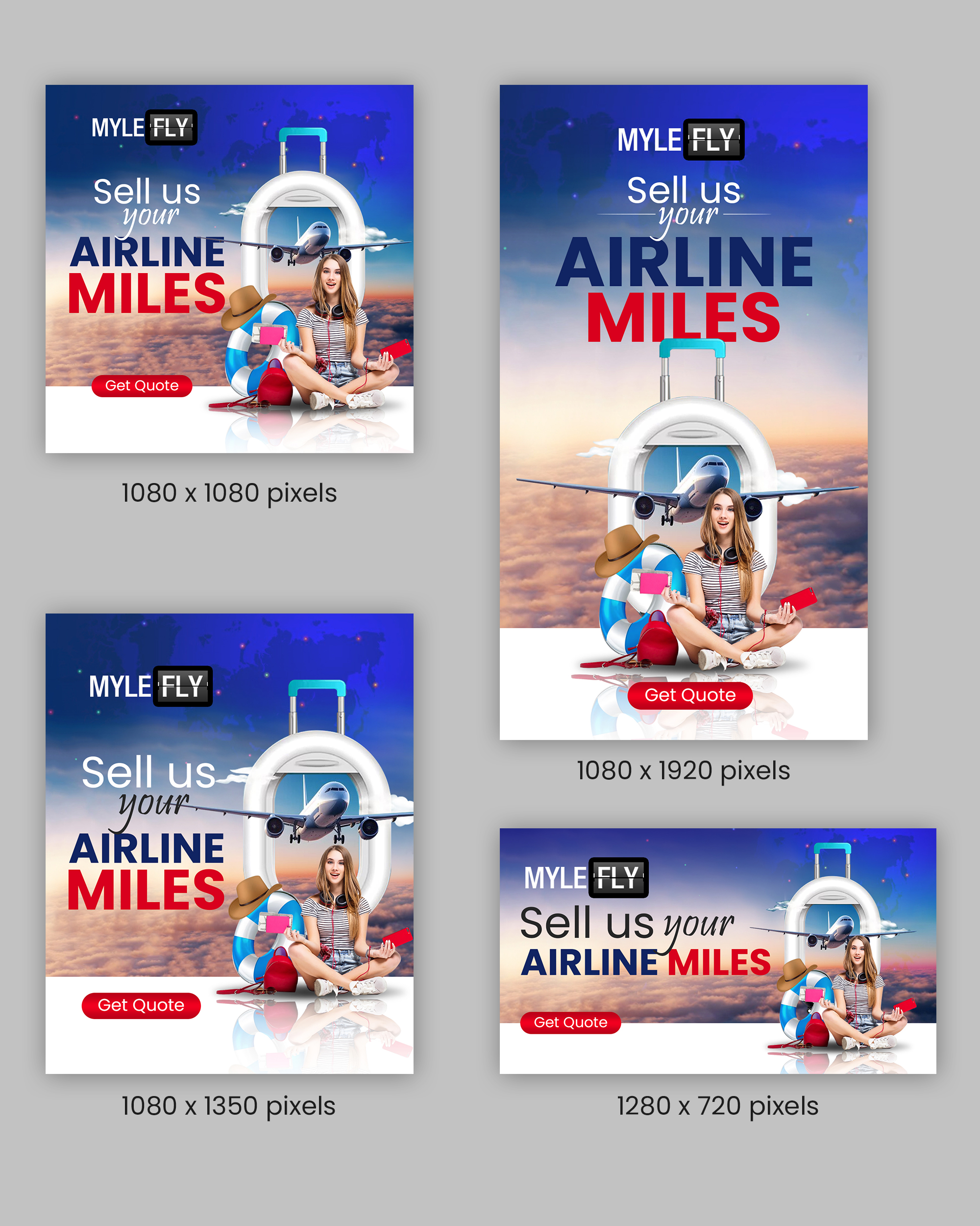 Diseño Publicitario por debdesign para MyleFly | Diseño: #33860890