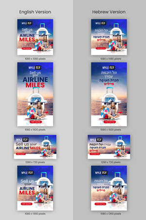 Advertisement Design by debdesign for MyleFly | Design: #33894348
