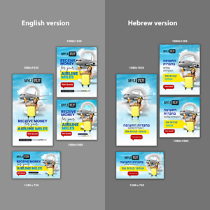 Advertisement Design by debdesign for MyleFly | Design: #33899814