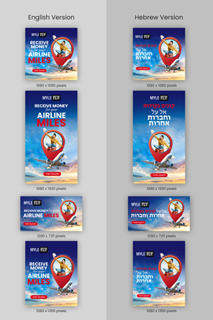 Advertisement Design by debdesign for MyleFly | Design: #33928729