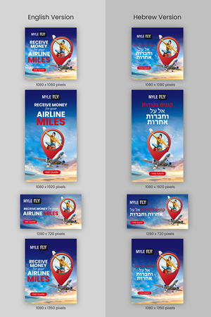 Advertisement Design by debdesign for MyleFly | Design: #33935277