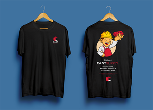 T-shirt Design by Sun Moon Graphic Designer for Cast Supply Edmonton Inc. | Design: #33860363