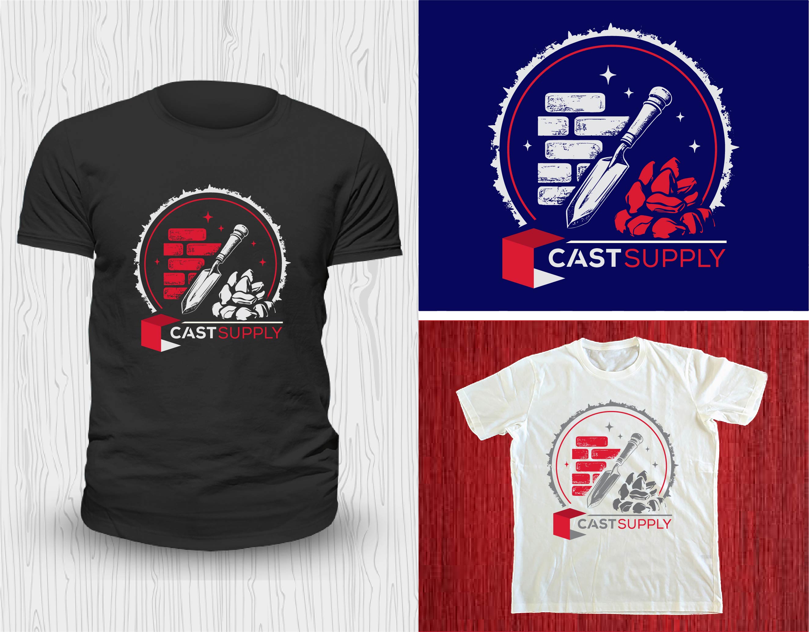 T-shirt Design by Alif think for Cast Supply Edmonton Inc. | Design #33861239