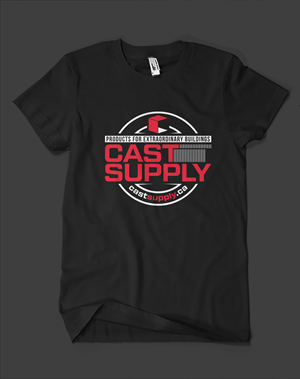 T-shirt Design by Barney Stinson for Cast Supply Edmonton Inc. | Design: #33902953