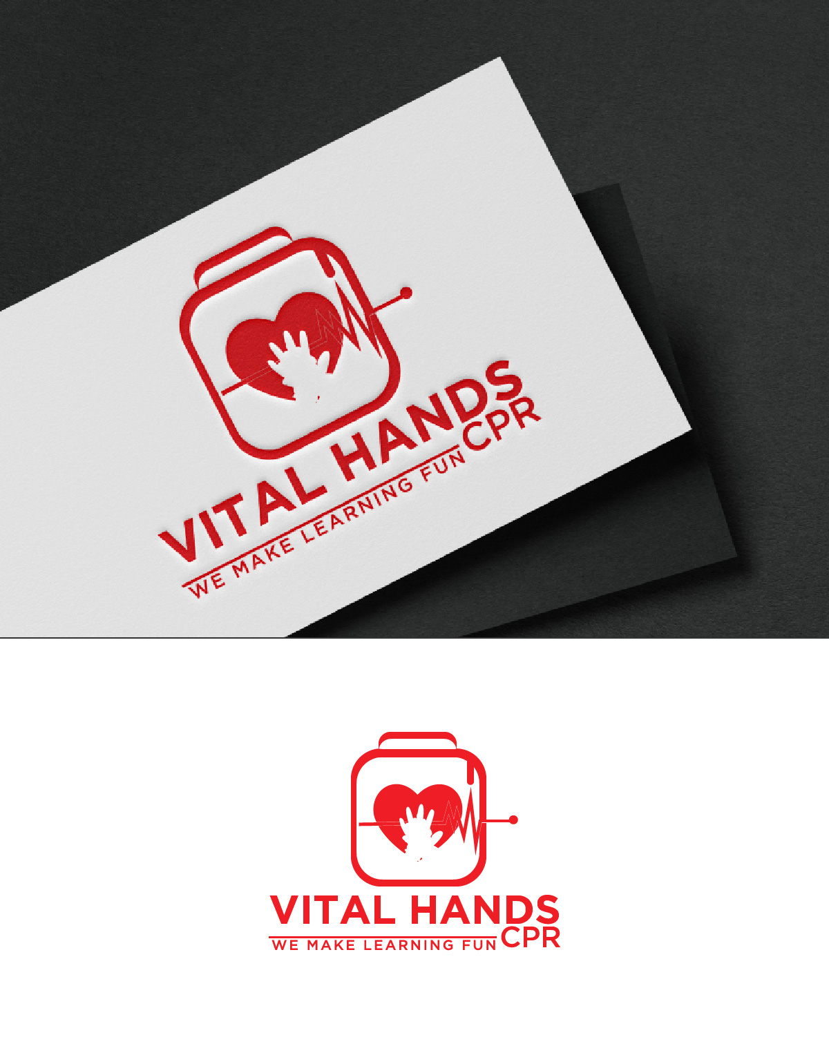 Logo Design by Loknath for Vital Hands LLC | Design #33862324
