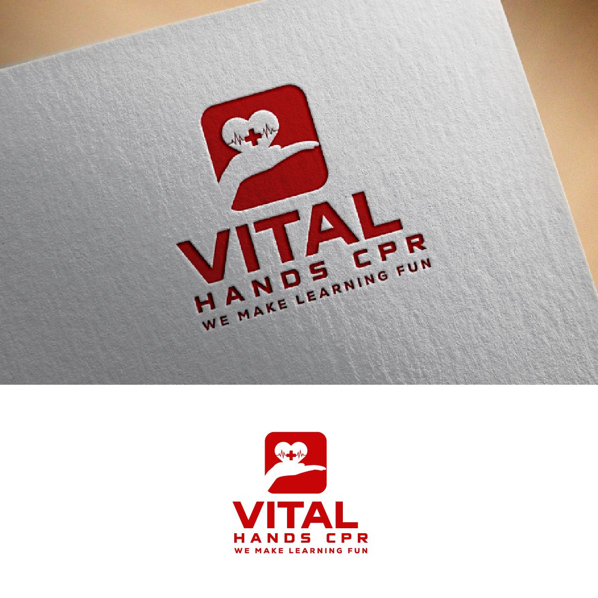 Logo Design by Loknath for Vital Hands LLC | Design #33862325