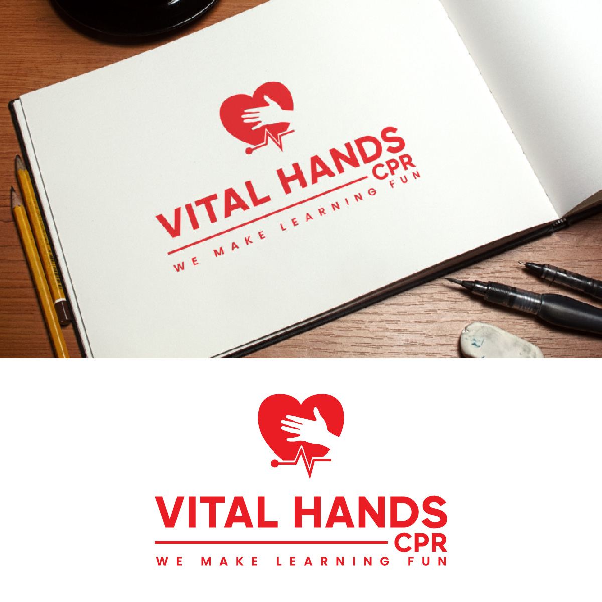 Logo Design by Loknath for Vital Hands LLC | Design #33862329