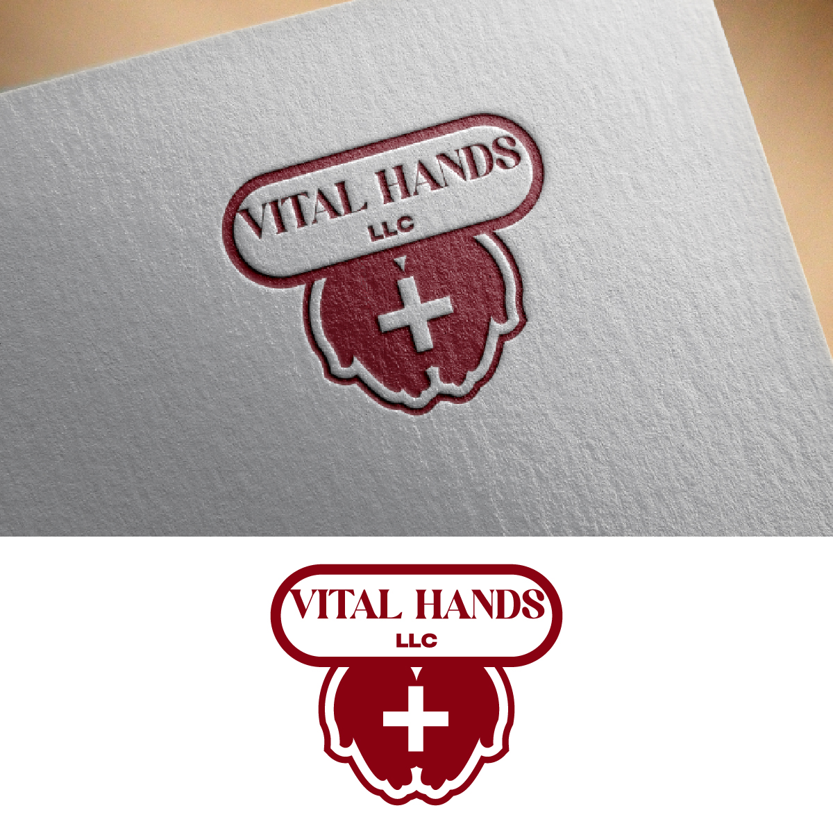 Logo Design by Loknath for Vital Hands LLC | Design #33862553