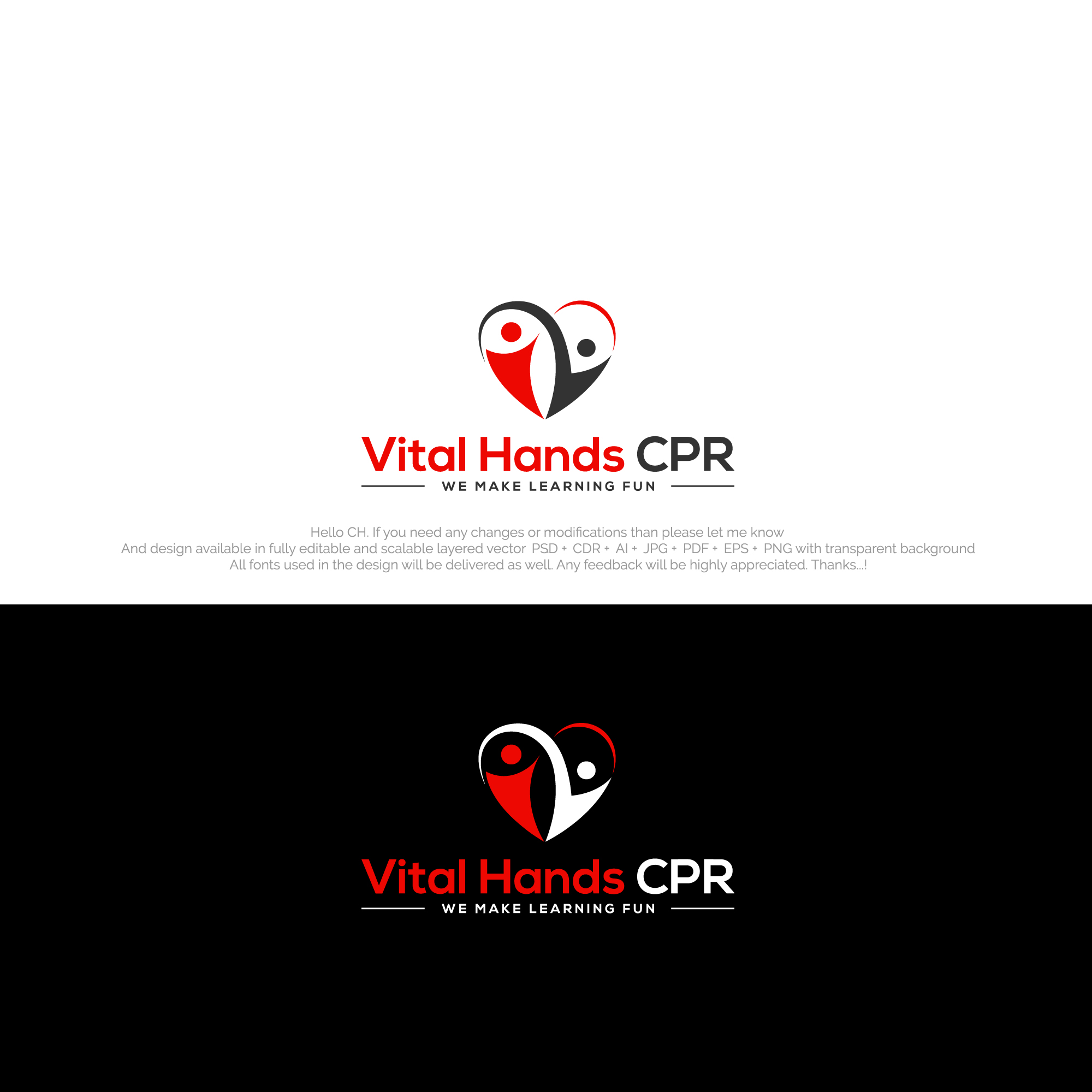 Logo Design by NaimBashar for Vital Hands LLC | Design #33939783
