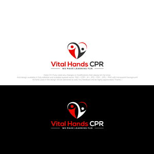 Rebranding of CPR business Vital Hands LLC. Looking for a new crisp look