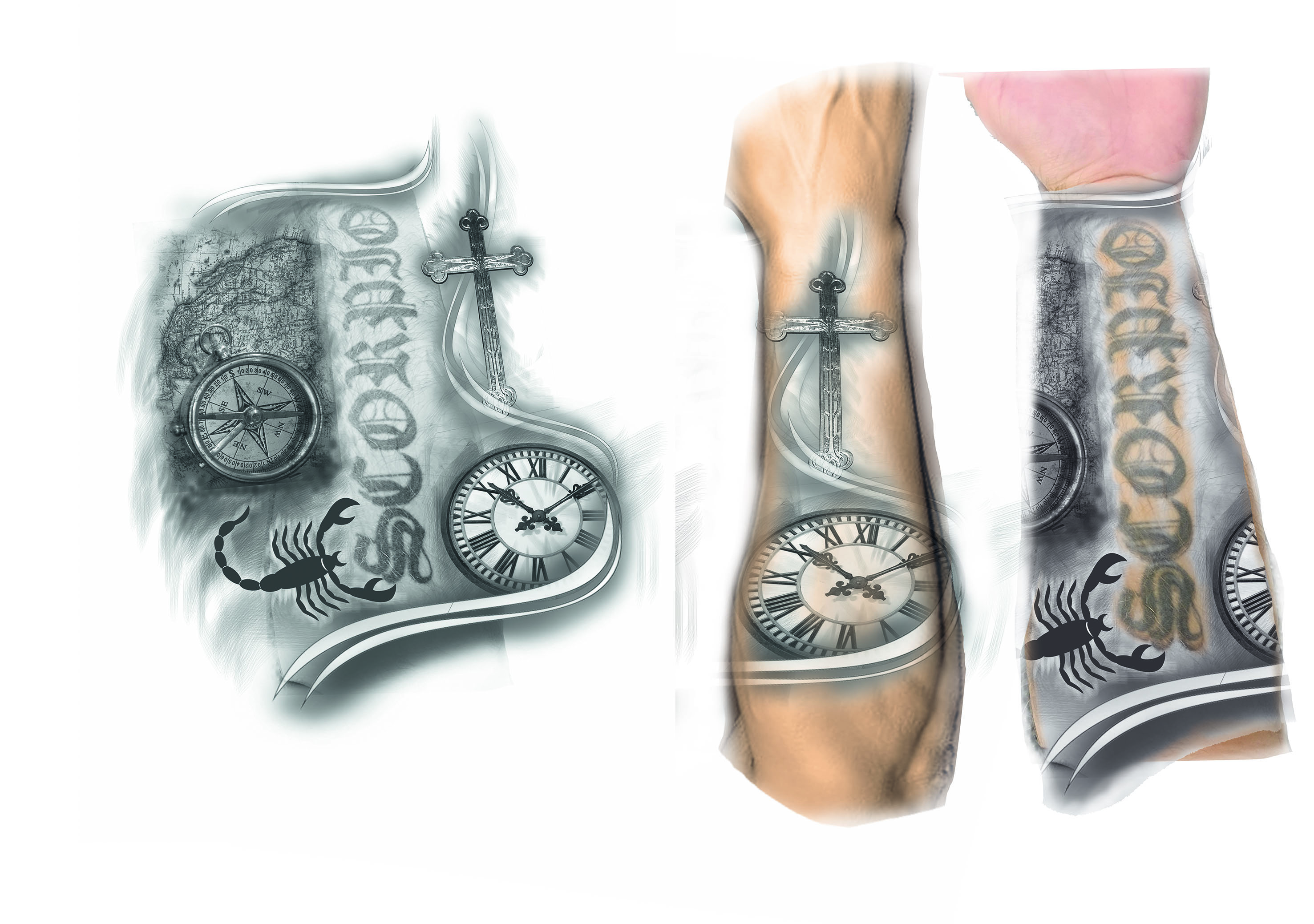 Tattoo Design by Jamal 12 for this project | Design #33874571