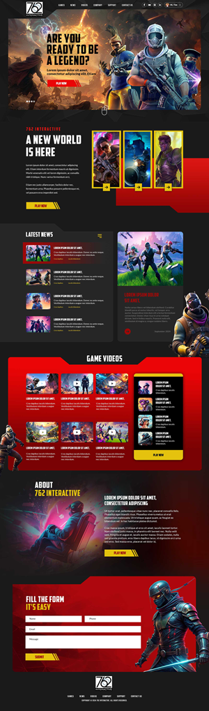 Web-Design von Revolt Team für dieses Projekt | Design: #33874454