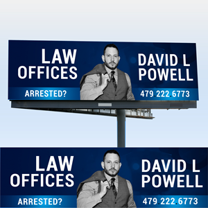 Billboard Design by WrapTonic24 for Law Offices of David L Powell, PLLC | Design: #33887548
