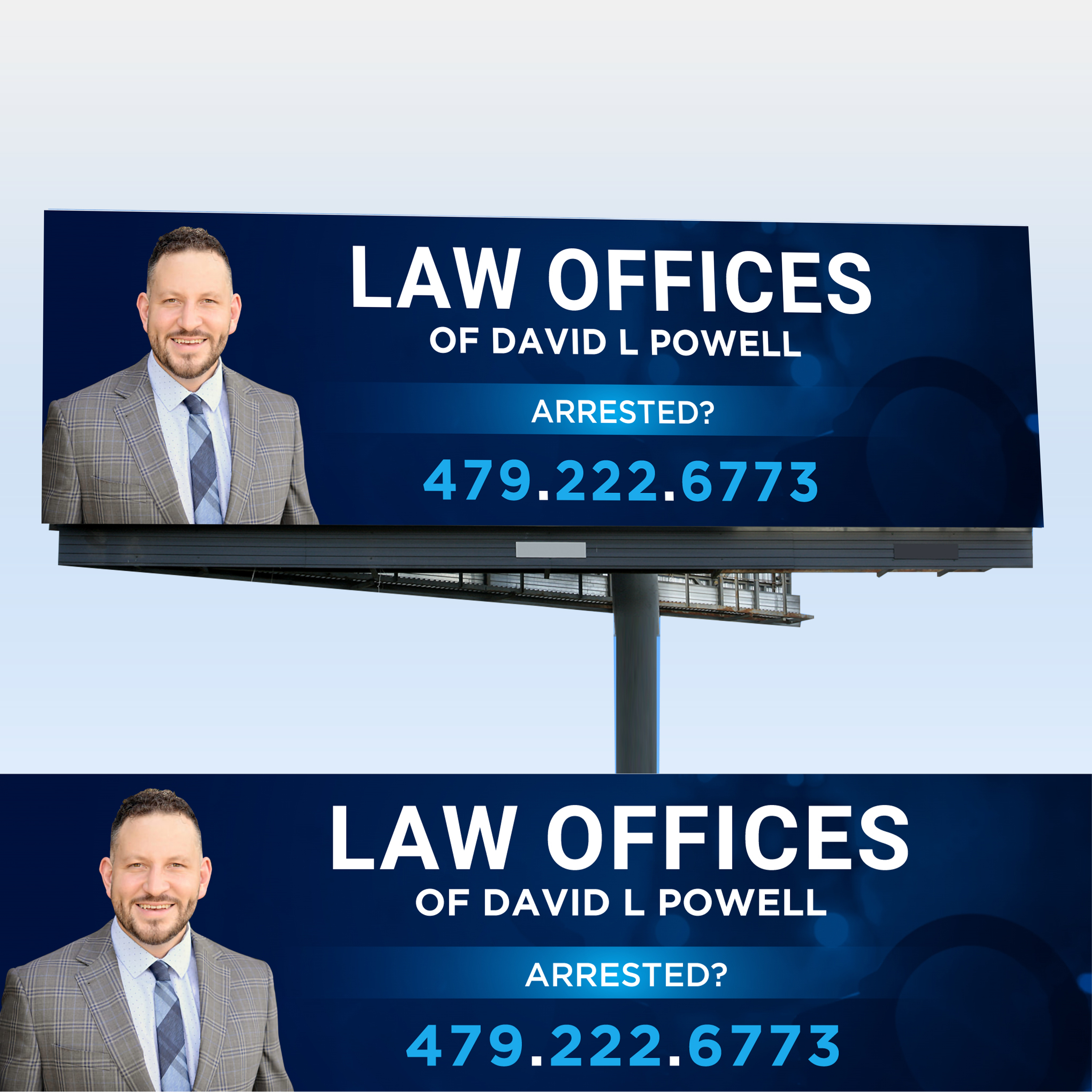 Billboard Design by WrapTonic24 for Law Offices of David L Powell, PLLC | Design #33887550
