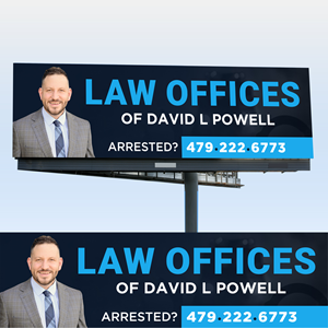 Billboard Design by WrapTonic24 for Law Offices of David L Powell, PLLC | Design: #33887551
