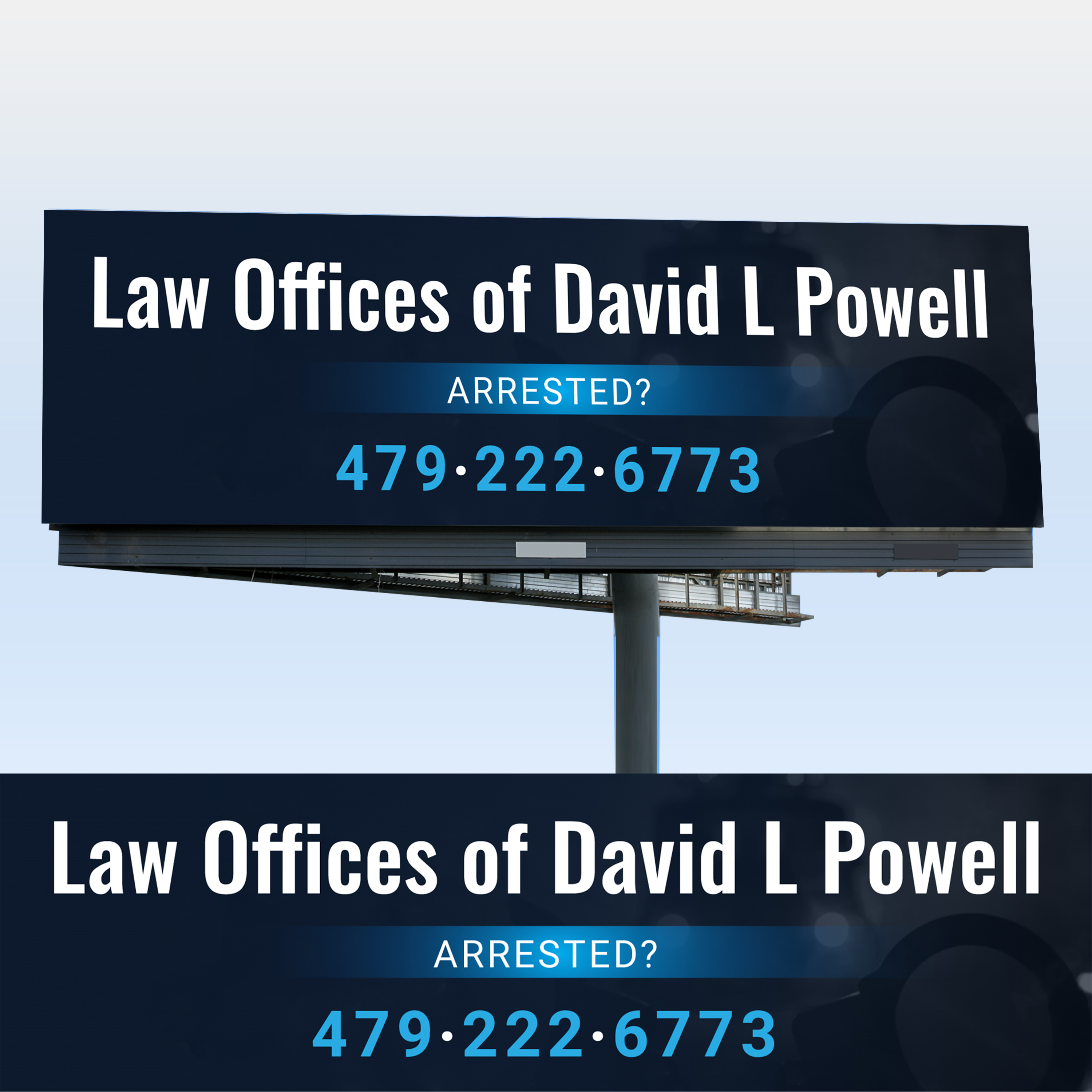 Billboard Design by WrapTonic24 for Law Offices of David L Powell, PLLC | Design #33887585