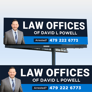 Billboard Design by WrapTonic24 for Law Offices of David L Powell, PLLC | Design: #33888920
