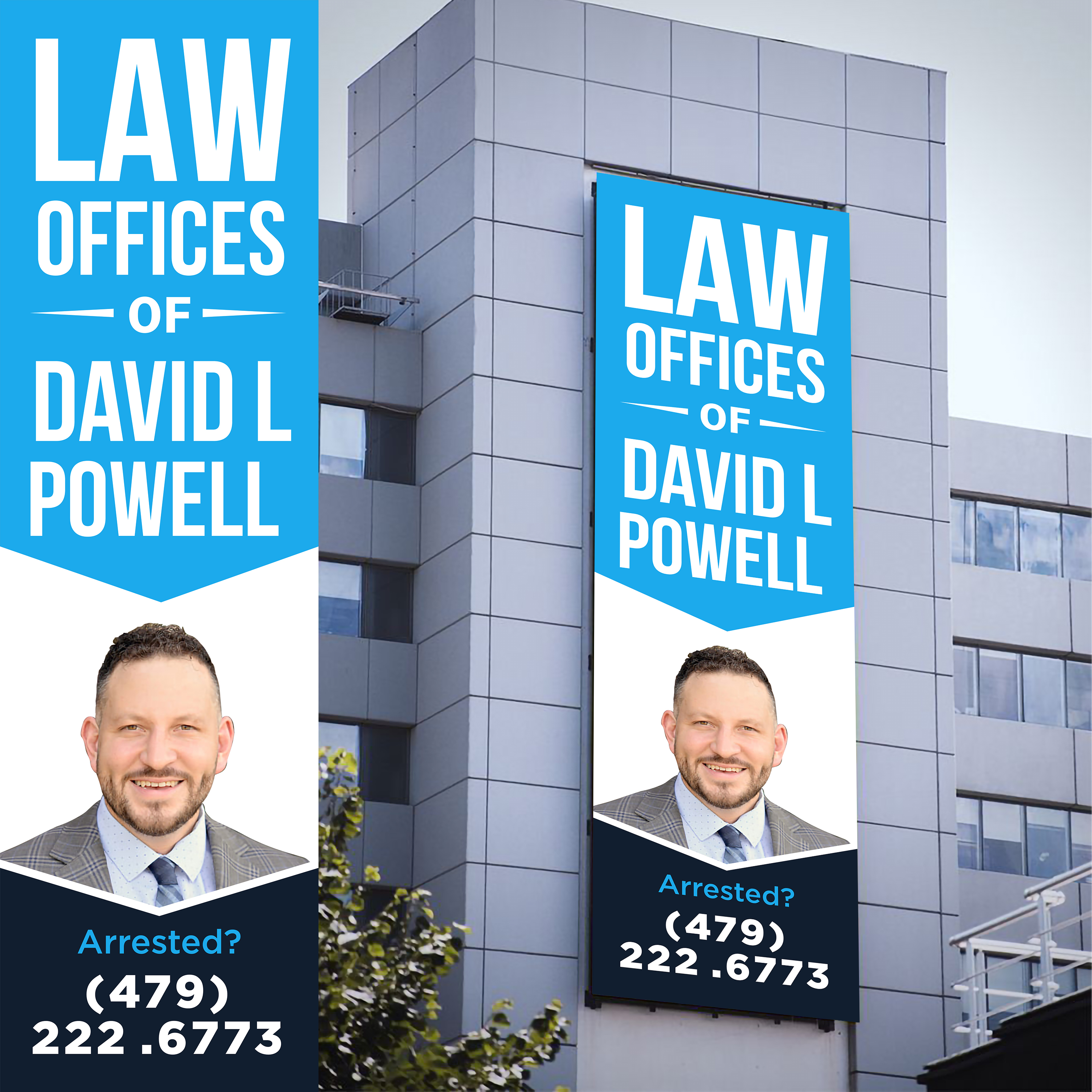 Billboard Design by WrapTonic24 for Law Offices of David L Powell, PLLC | Design #33889681