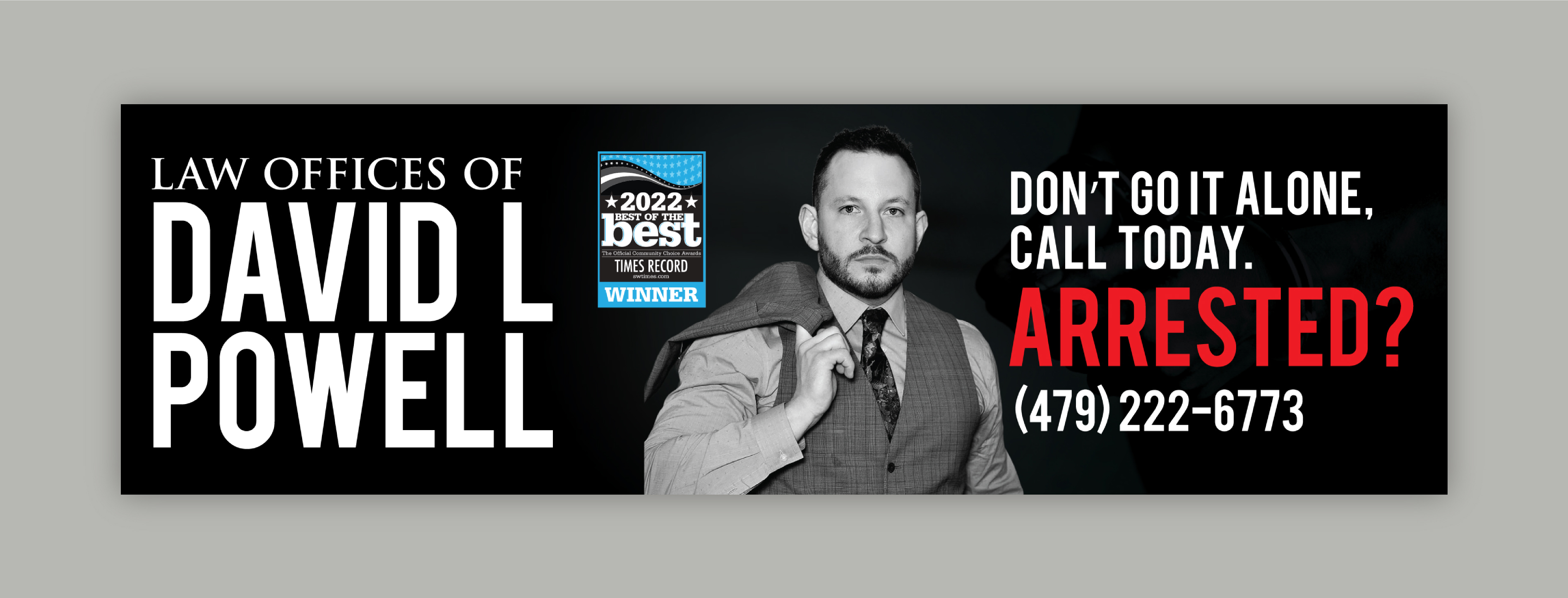 Billboard Design by StromDesignHub for Law Offices of David L Powell, PLLC | Design #33877878