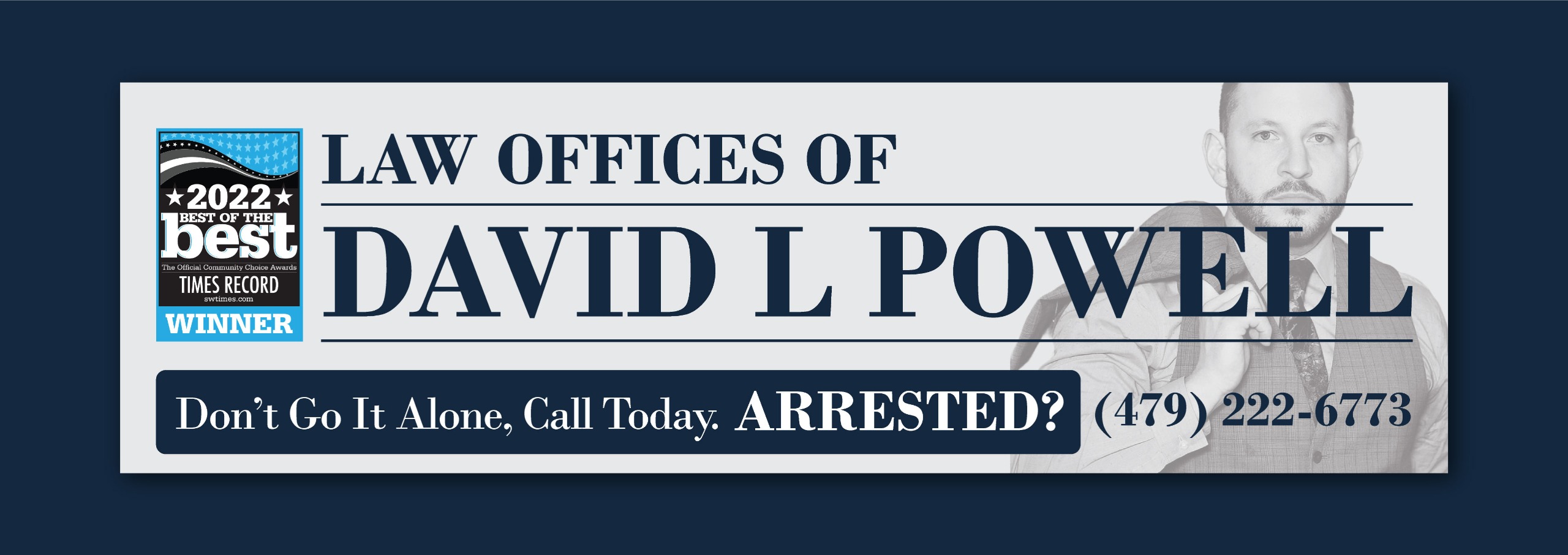 Design de Panneau par StromDesignHub pour Law Offices of David L Powell, PLLC | Design #33877971