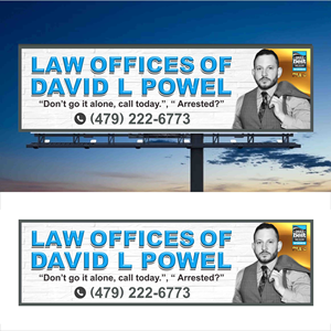 Design de Panneau par All art pour Law Offices of David L Powell, PLLC | Design : #33884449