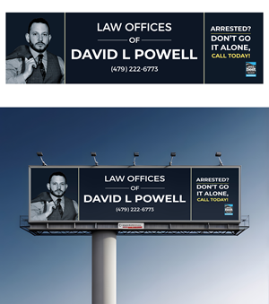 Design de Panneau par Will M. pour Law Offices of David L Powell, PLLC | Design : #33877907
