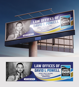 Billboard Design by Syed sami for Law Offices of David L Powell, PLLC | Design: #33871180