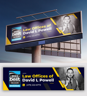Billboard Design by Syed sami for Law Offices of David L Powell, PLLC | Design: #33871246