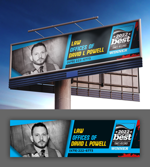 Billboard Design by Syed sami for Law Offices of David L Powell, PLLC | Design: #33871436