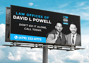 Billboard Design by WellDesign for Law Offices of David L Powell, PLLC | Design: #33879703