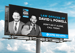 Billboard Design by WellDesign for Law Offices of David L Powell, PLLC | Design: #33879704