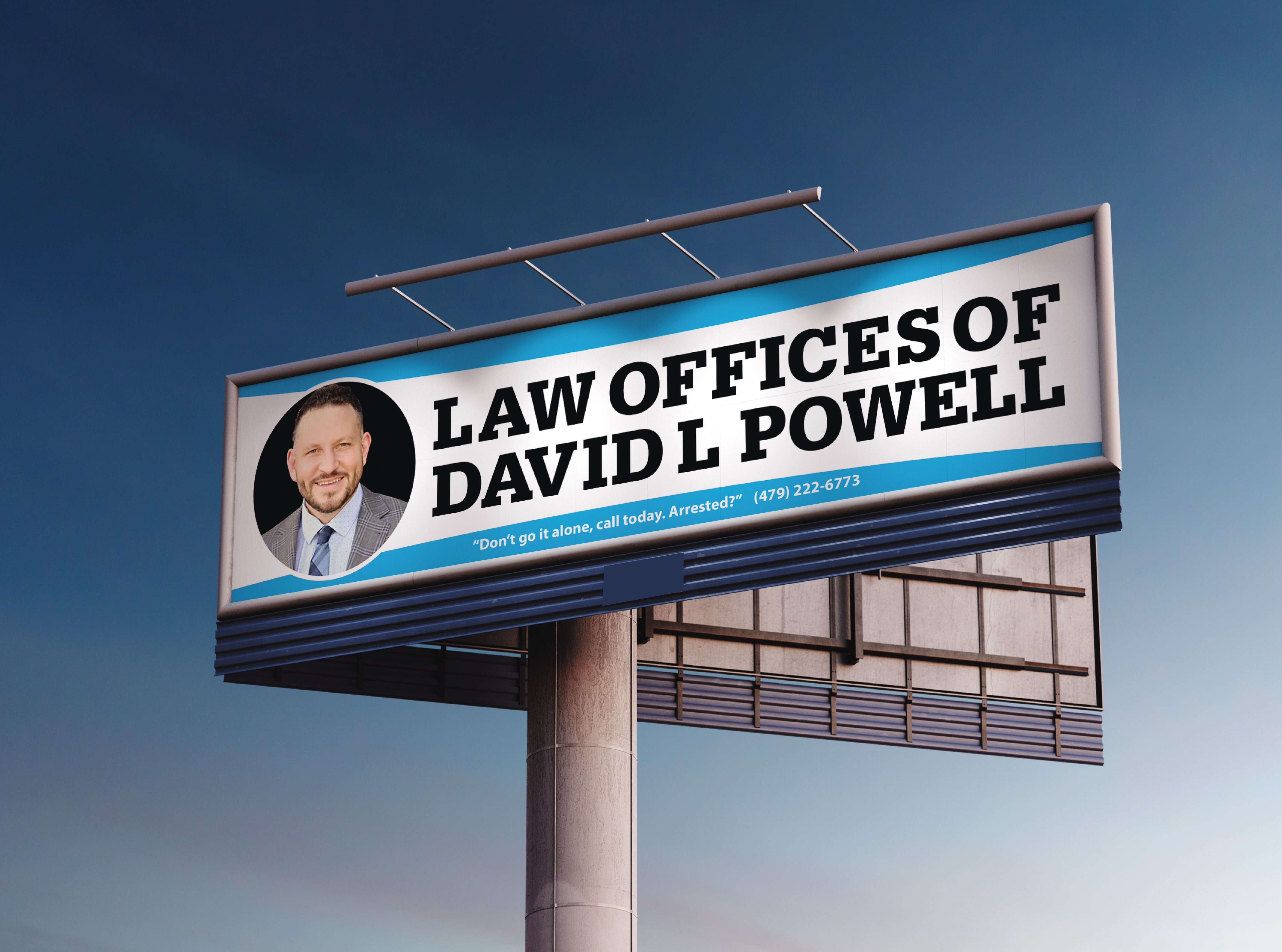 Billboard Design by ainee4 for Law Offices of David L Powell, PLLC | Design #33877601