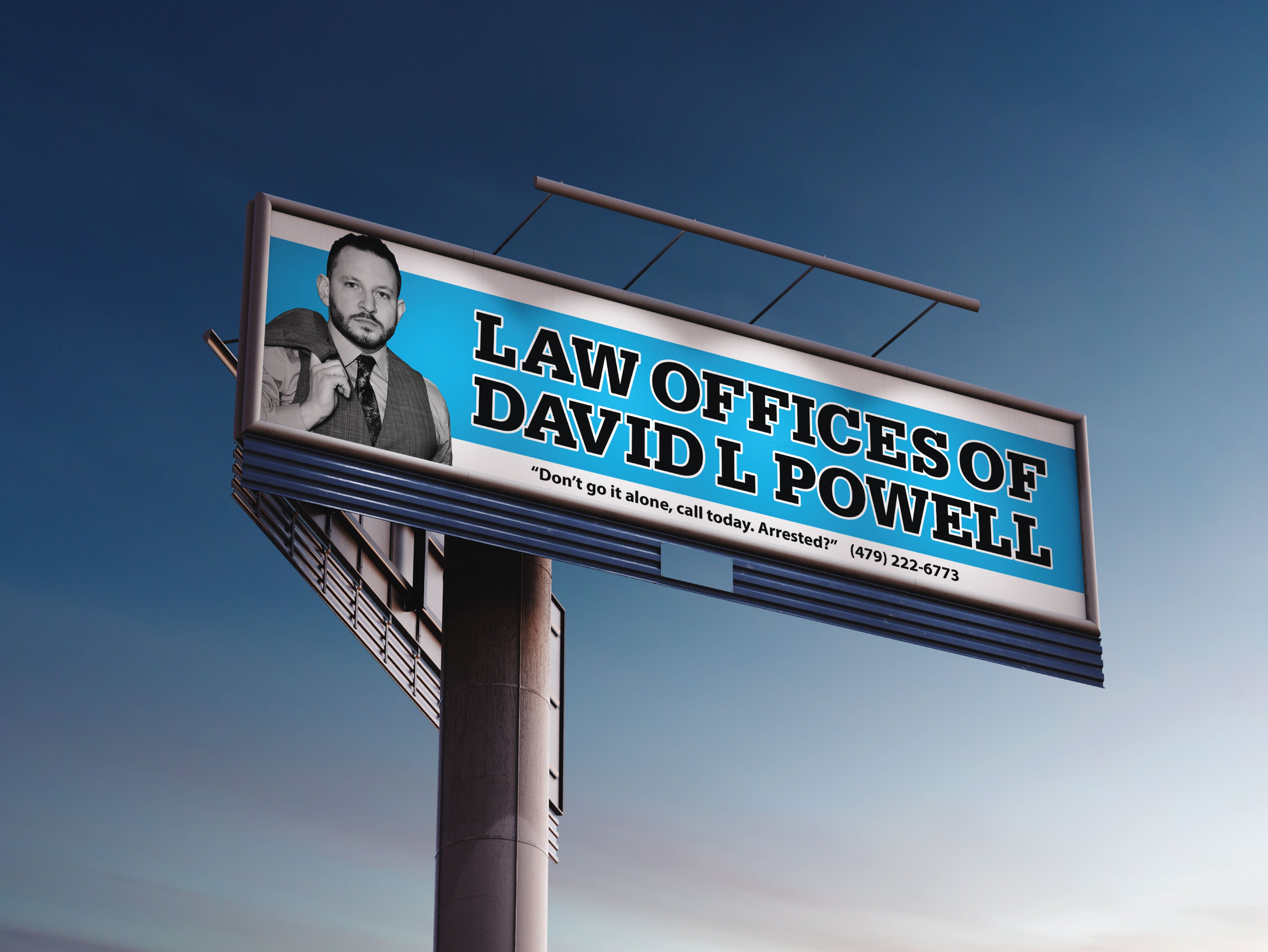 Billboard Design by teepousultan for Law Offices of David L Powell, PLLC | Design #33877713