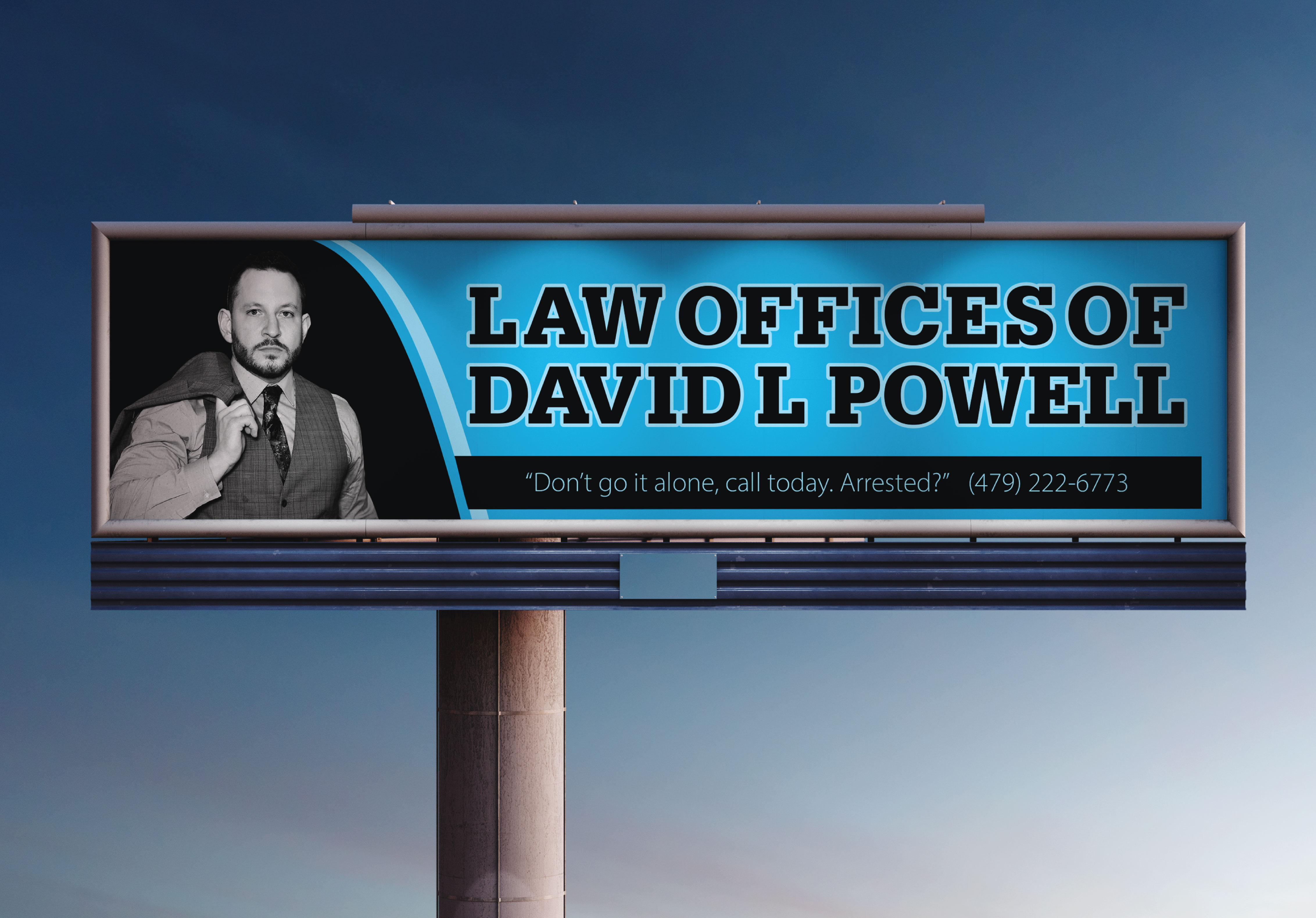 Billboard Design by teepousultan for Law Offices of David L Powell, PLLC | Design #33877801
