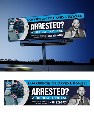 Design de Panneau par Adi GFX pour Law Offices of David L Powell, PLLC | Design : #33873498