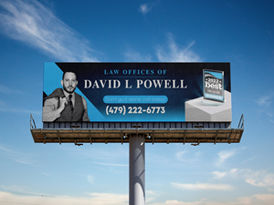 Billboard Design by Designed by MS for Law Offices of David L Powell, PLLC | Design: #33882674