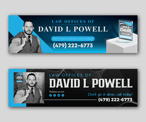 Billboard Design by Designed by MS for Law Offices of David L Powell, PLLC | Design: #33882675