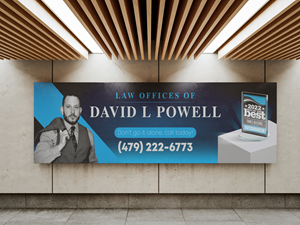 Billboard Design by Designed by MS for Law Offices of David L Powell, PLLC | Design: #33887718